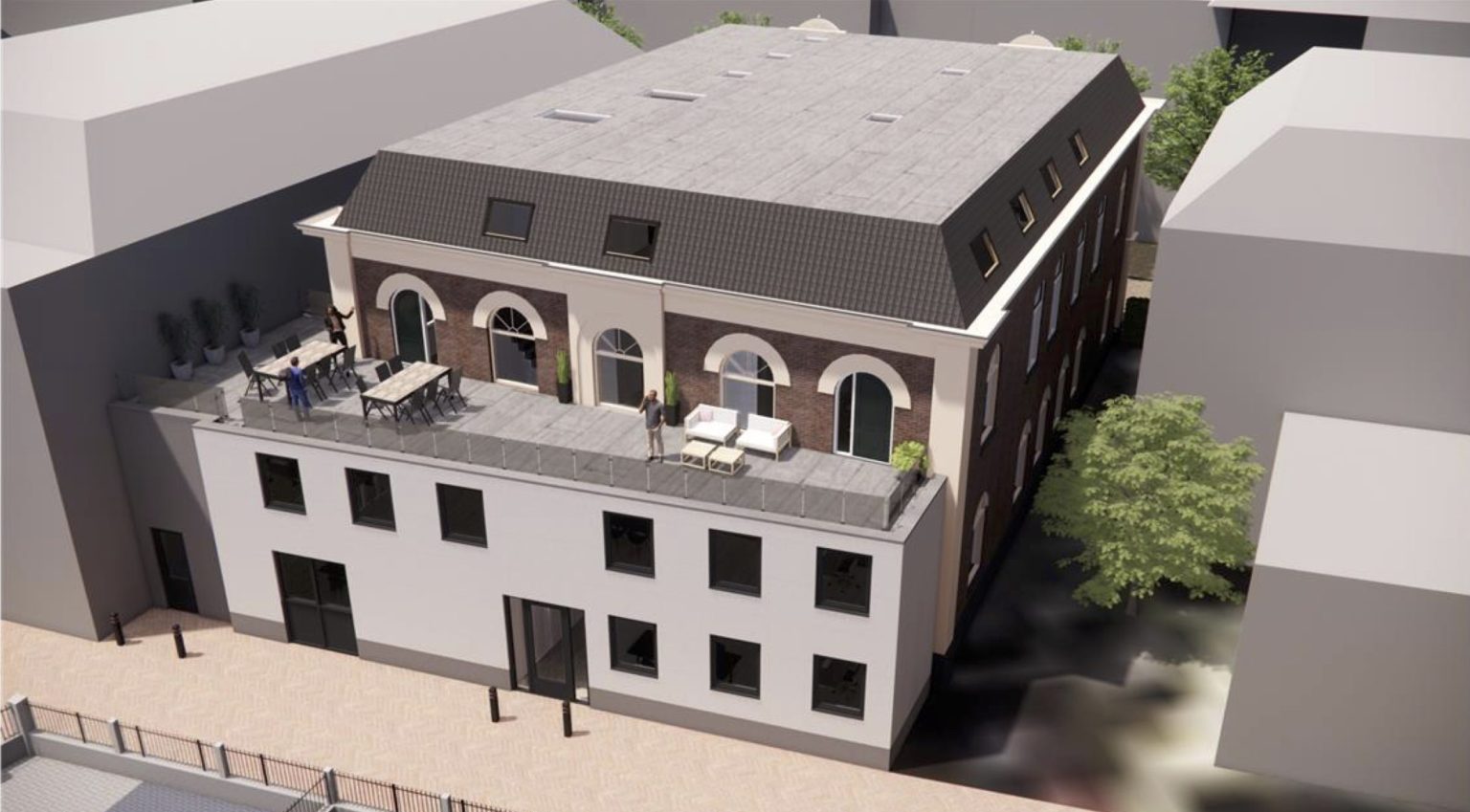 Van Nispenstraat 10-12 Doetinchem achterzijde
